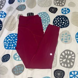 Lululemon Fast and Free 28” size 12